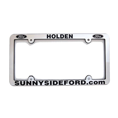 Custom Chrome License Plate Frames Sales Department Georgia Independent Auto Dealers Association Store Shiny Chrome Economy Recessed Letter