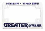 Load image into Gallery viewer, Custom Screen Printed Motorcycle License Plate Frames Sales Department Georgia Independent Auto Dealers Association Store

