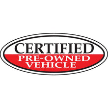 Load image into Gallery viewer, Certified Pre-Owned Window Stickers Sales Department Georgia Independent Auto Dealers Association Store Red
