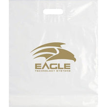 Load image into Gallery viewer, Custom Plastic Patch Handle Bags Sales Department Georgia Independent Auto Dealers Association Store 12&quot; x 15&quot; Bag 
