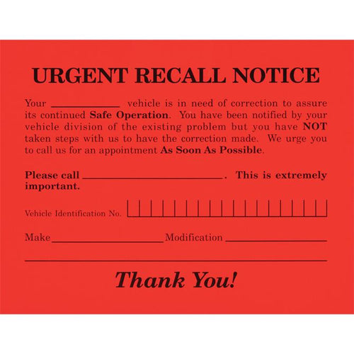 Urgent Recall Notice Service Department Georgia Independent Auto Dealers Association Store