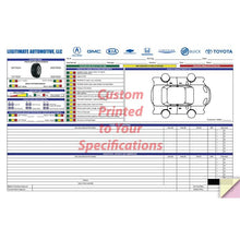 Load image into Gallery viewer, Custom Multi-Point Inspection Forms Service Department Georgia Independent Auto Dealers Association Store 11&quot; x 17&quot; 3-Part 
