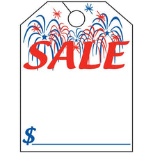 Load image into Gallery viewer, Jumbo Mirror Hang Tags Sales Department Georgia Independent Auto Dealers Association Store Patriotic Sale White
