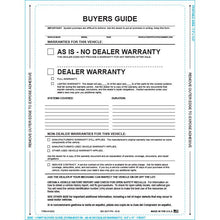 Load image into Gallery viewer, PEEL n SEAL™ Imprinted 1-Part Buyers Guide Sales Department Georgia Independent Auto Dealers Association Store As Is English
