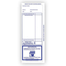 Load image into Gallery viewer, Pre-Printed Addendum Stickers (Self-Adhesive) Sales Department Georgia Independent Auto Dealers Association Store Blue
