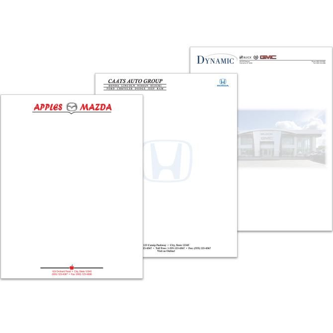 Custom Letterhead Office Forms Georgia Independent Auto Dealers Association Store